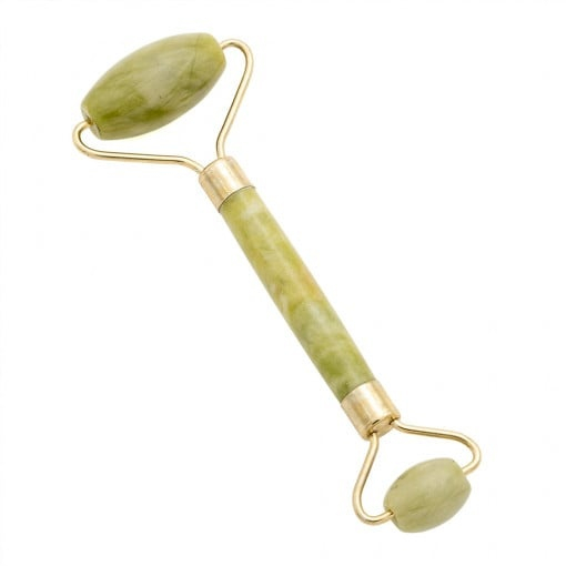 Rola de jad pentru ingrijirea pielii, rola dubla din piatra naturala de jad, masaj facial si corporal, lifting, drenaj limfatic si relaxare [2]