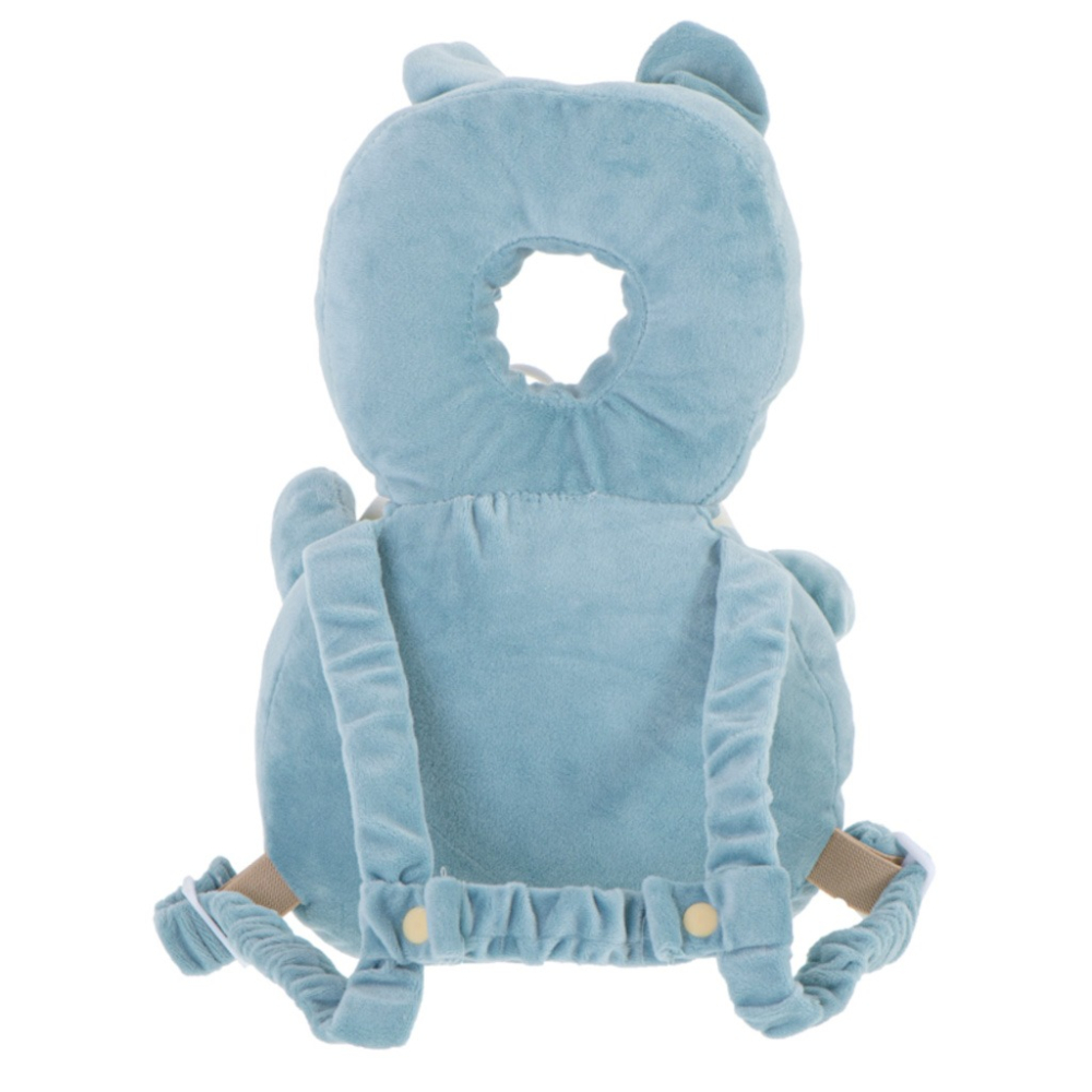 Rucsac cu ham de siguranta, pentru copii,  invatarea mersului, model liliac, poliester,  30 x 20 x 4 cm, albastru [5]