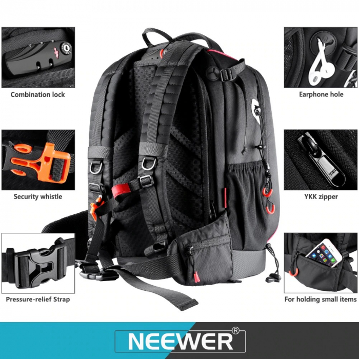 Rucsac profesional pentru echipamente foto,impermeabil - Neewer [3]