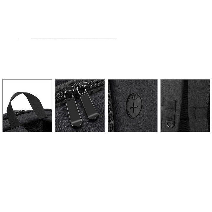 Rucsac pentru camera, echipament foto, impermeabil, 43 x 30 x 19.5 cm, gri/portocaliu [6]