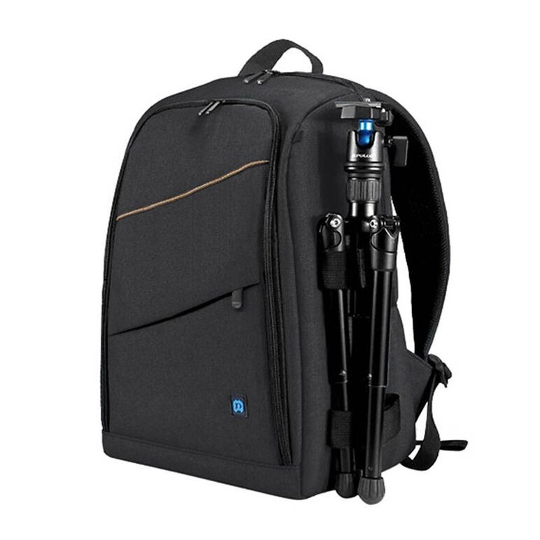Rucsac pentru camera, echipament foto, impermeabil, 43 x 30 x 19.5 cm, negru/portocaliu [7]