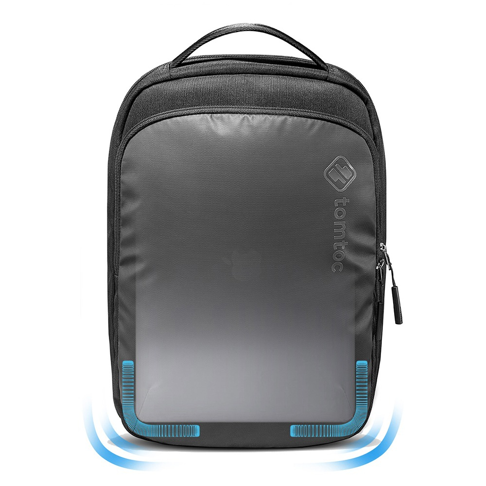 Rucsac pentru laptop sau tableta, 16 inch, nailon/poliester, negru [6]