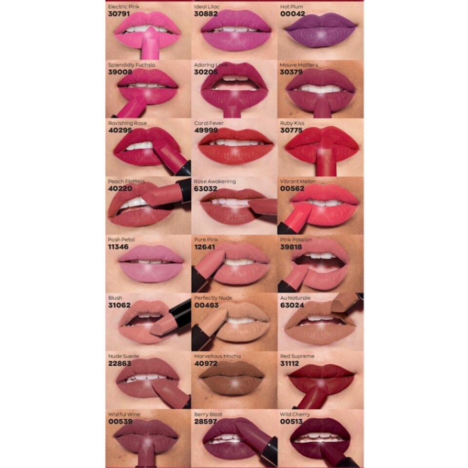 Ruj Ultra Mat – Nuanță Ruby Kiss Roșu-Rubiniu Intens, Textură Catifelată și Rezistență pentru Buze Seducătoare și Machiaj Elegant [2]