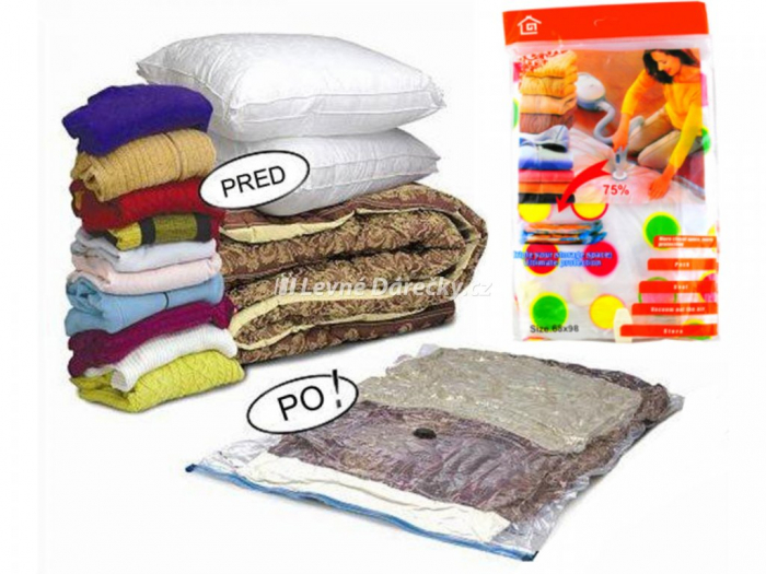 Sac vidat dimensiune 50 x 60 cm, pentru depozitarea in vid a hainelor [2]
