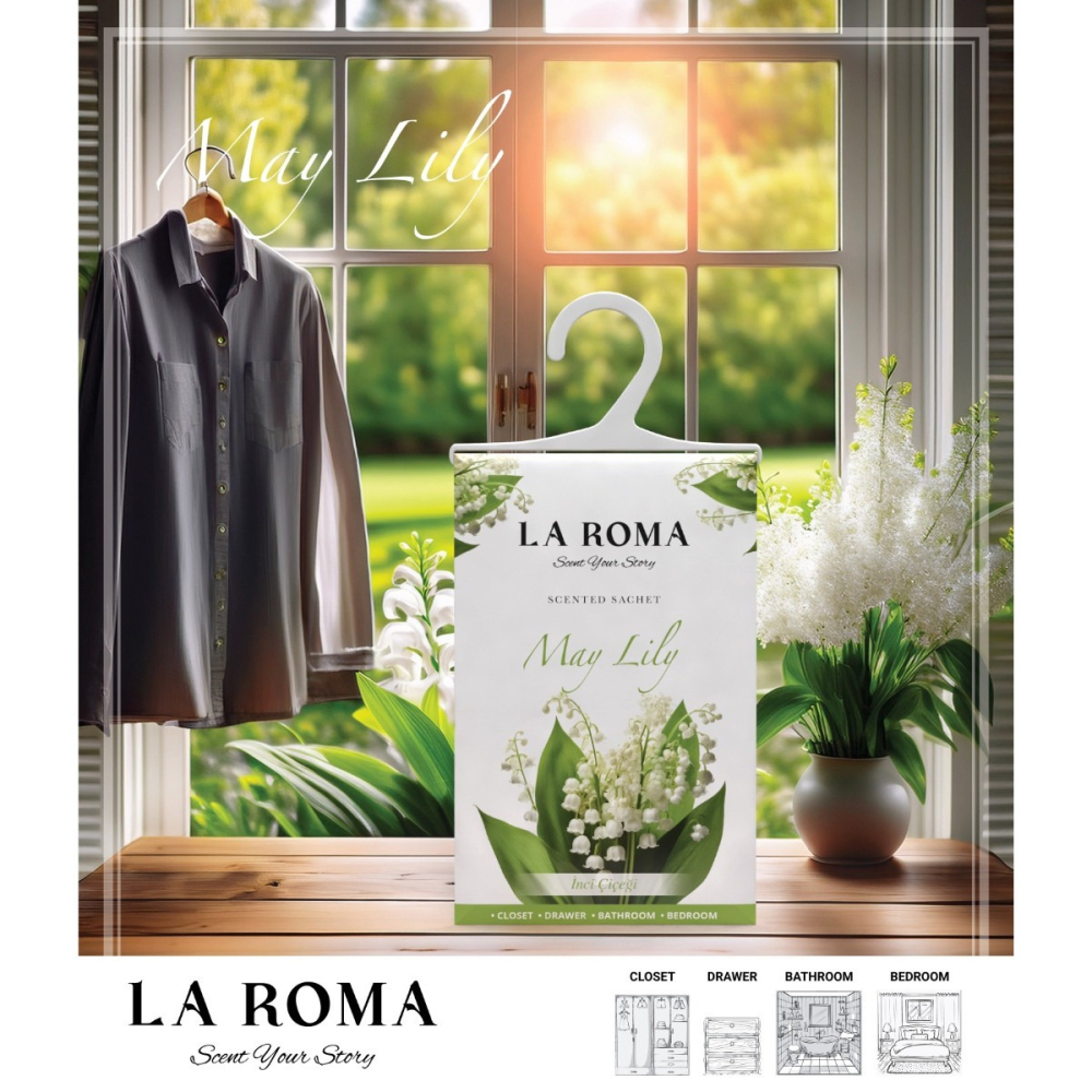 Saculet parfumat Margaritar, 1 bucata, aroma florala delicata si eleganta, ideal pentru dulap, sertar, bagaj sau masina [3]