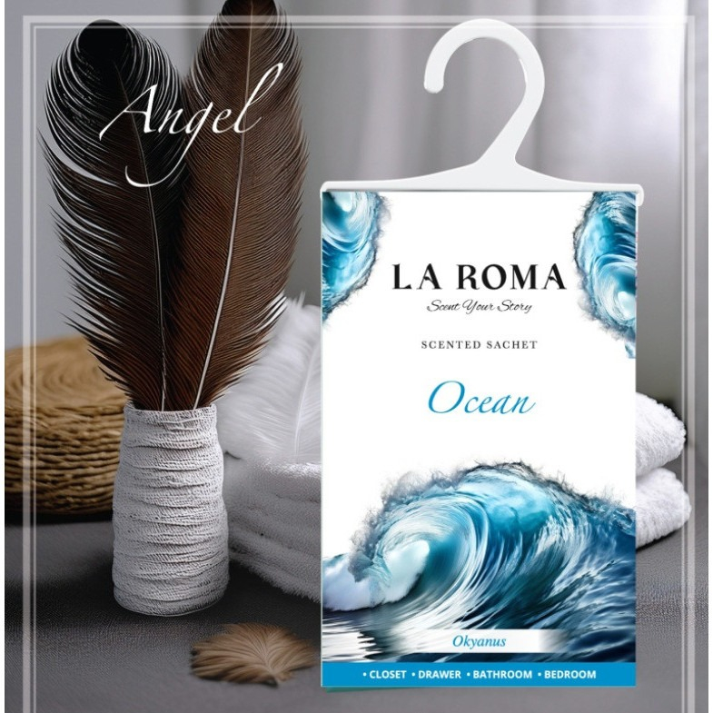 Saculet parfumat Ocean, 1 bucata, aroma marina proaspata si revigoranta, ideal pentru dulap, sertar, bagaj sau masina [2]