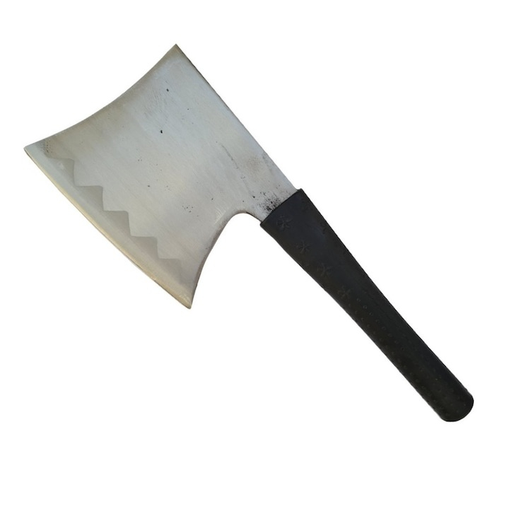 Satar de macelarie din otel carbon pentru spart oase, maner cauciucat antiderapant [5]