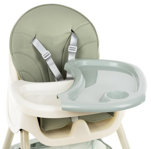Scaun de masa Kruzzel multifunctional 3in1,greutate maxima 20 kg,varsta +6 luni - Verde [3]