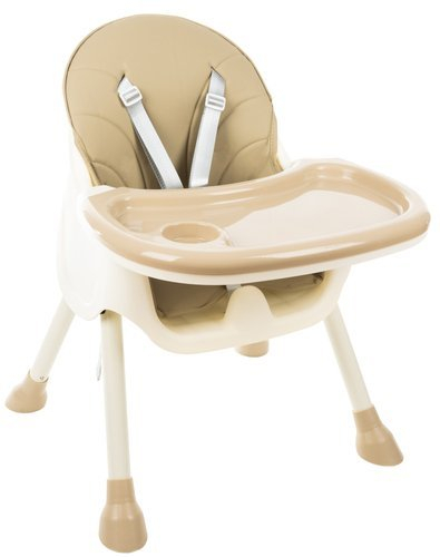 Scaun de masa Kruzzel multifunctional 3in1,greutate maxima 20 kg,varsta +6 luni - Bej [5]