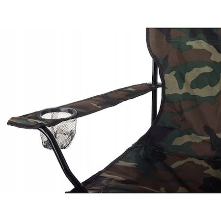 Scaun pliabil pentru camping,pescuit,din metal,sarcina maxima 120 kg - Camuflaj [4]