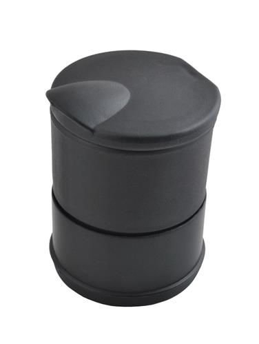 Scrumiera auto cu LED, alimentare 12V - Negru [2]