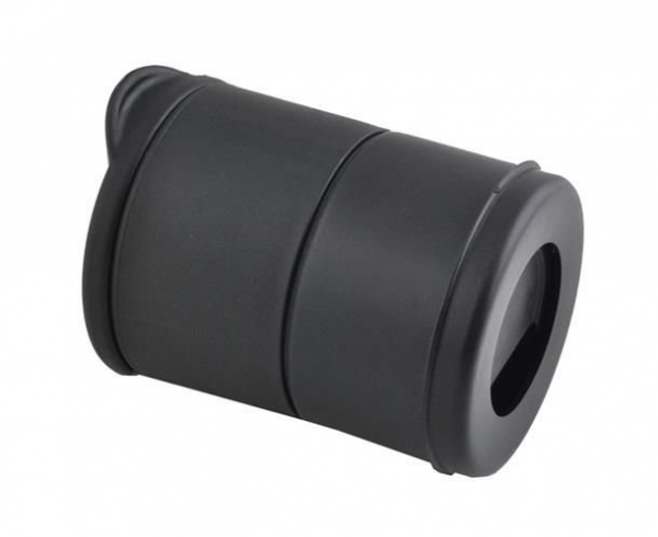 Scrumiera auto cu LED, alimentare 12V - Negru [3]