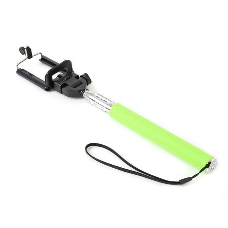 Brat telescopic cu filet universal 1/4 si suport reglabil pentru telefon - Verde [2]