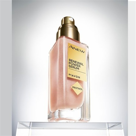 Ser pentru intinerirea tenului Renewal Power 30 ml , Crema pentru ochi Anew Renewal Power 15 ml AVON si insigna Dactylion cu mesaj motivational [3]