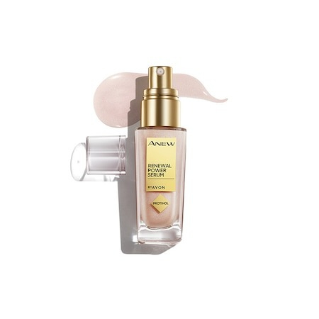 Ser pentru intinerirea tenului Renewal Power 30 ml , Crema pentru ochi Anew Renewal Power 15 ml AVON si insigna Dactylion cu mesaj motivational [4]