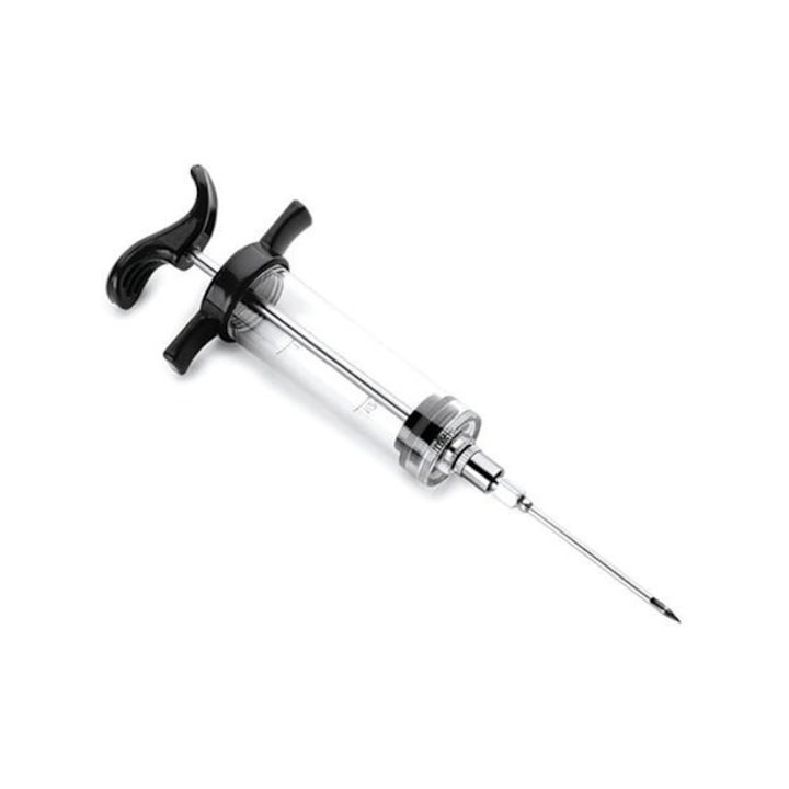 Seringa de injectat carne si alimente, capacitate 30 ml si 1 ac - Negru [2]
