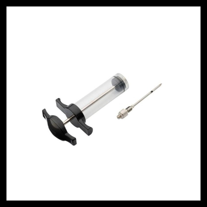 Seringa de injectat carne si alimente, capacitate 30 ml si 1 ac - Negru [3]