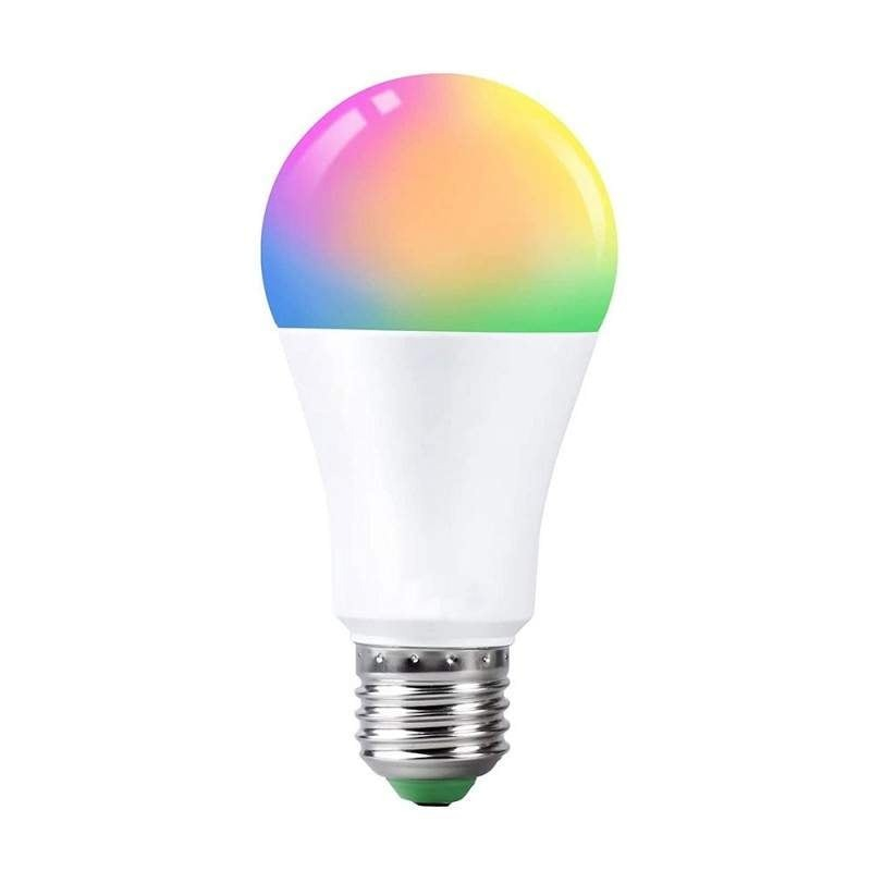 Set 10 becuri LED, RGB, 10 W, E27, cu telecomanda, 16 culori, 7x13 cm [2]