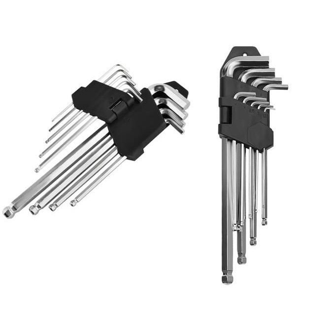 Set 9 imbusi hexagonali chrome vanadium, lungi 21 cm , 1.5-10 mm [2]