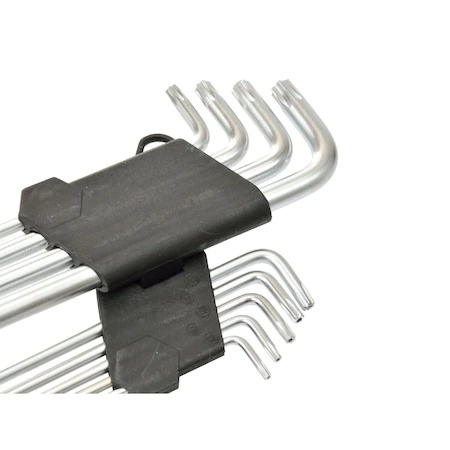Set 9 imbusi Torx chrome vanadium, lungi 21 cm, 1,5-10 mm - Gri [2]