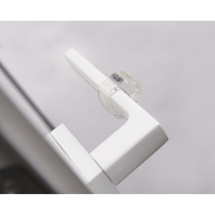 Set 10 bucati opritoare pentru manerul usii, din silicon transparent – protectie pentru copii, amortizare si prevenirea accidentarilor Acest set de 10 opritoare pentru manerul usii este conceput pentr [8]