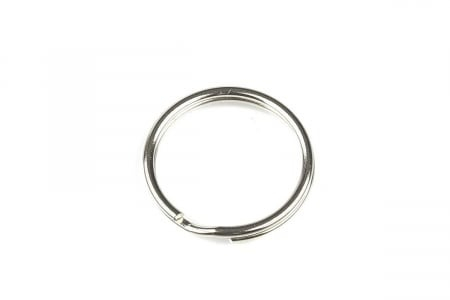 Set 10 Inele metalic universal pentru chei, fara lant, diametru exterior 24 mm - Argintiu [2]