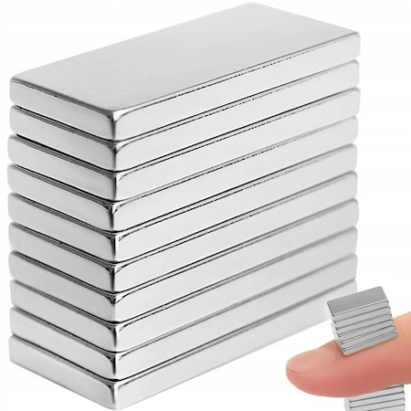 Set 10 magneti Neodim universali, diverse activitati, 10x5x1,5 mm - Patrat [2]