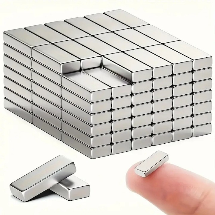 Set 10 magneti Neodim universali, diverse activitati, 10x5x2 mm - Patrat [3]