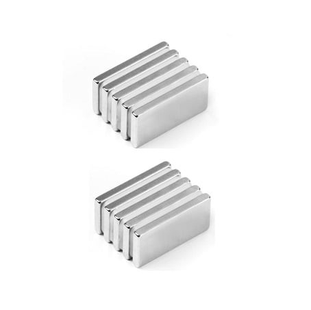 Set 10 magneti neodim, universali, diverse activitati, 20x10x1.5 mm