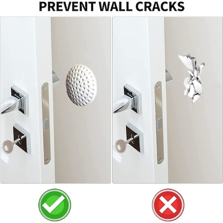 Set 10 opritoare de usa din silicon, protectia impotriva lovirii peretelui [3]