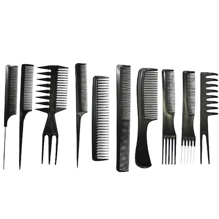 Set 10 piepteni profesionali, coafura si frizerie [4]