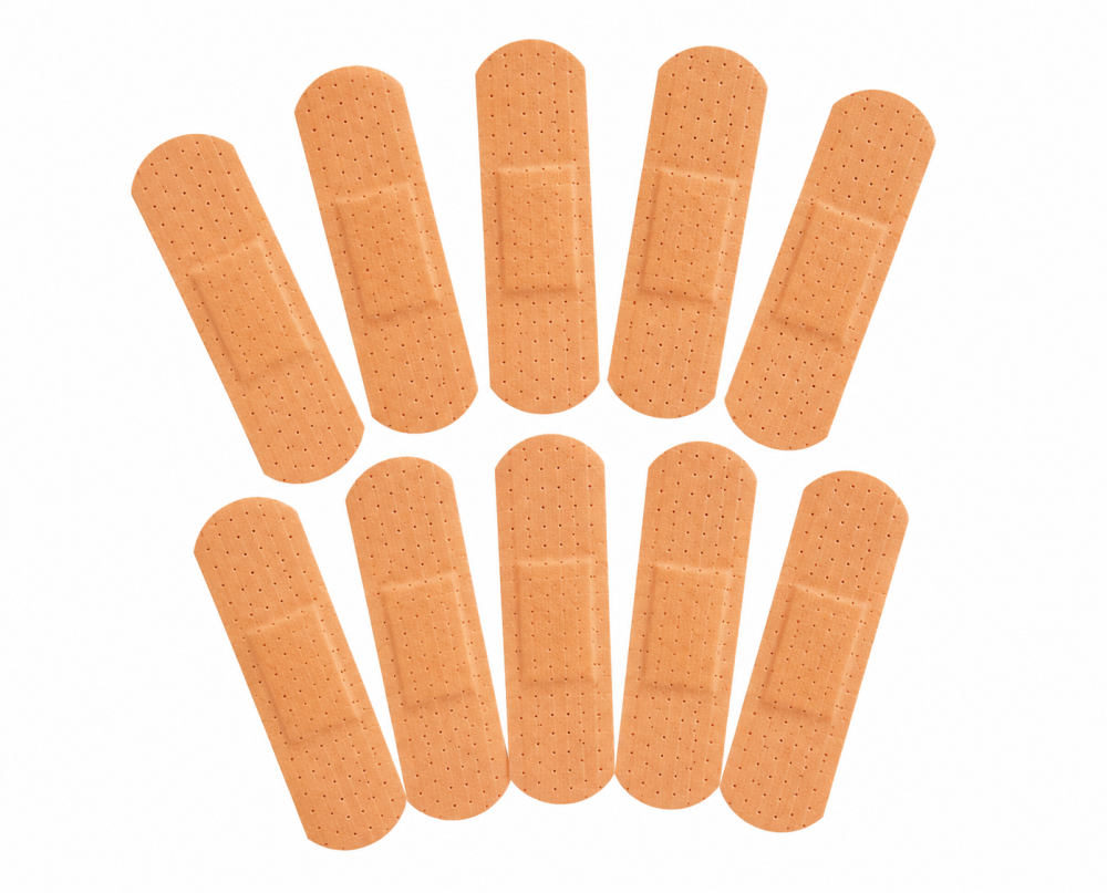 Set 10 plasturi bej 7.2 x 1.9 cm, adezivi perforati pentru protectia pielii impotriva frecarii si iritatiilor [2]