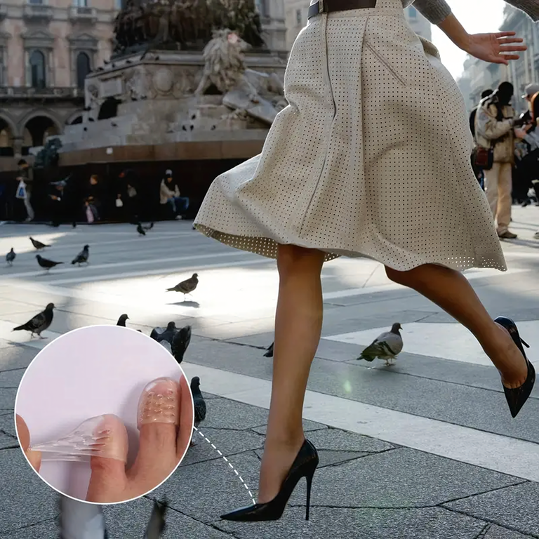 Set 10 protectii din silicon pentru degetele de la picioare si maini, transparente, capace gel pentru reducerea frecarii, bataturilor si presiunii [2]