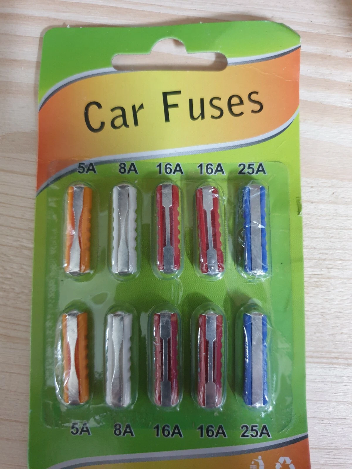 Set 10 sigurante auto tip torpedo, 5A-25A, sigurante cilindrice pentru autoturisme clasice, kit protectie instalatie electrica [2]