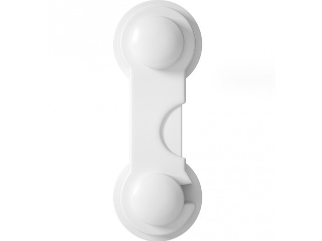 Set 10 sigurante pentru copii, universale, pentru usi, sertare, dulapuri, plastic, 9 cm, alb [10]