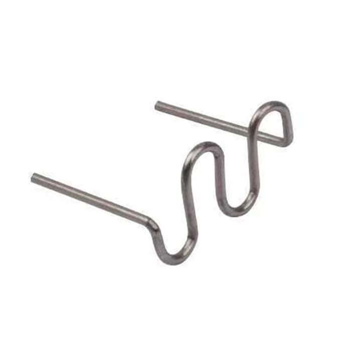 Set 100 capse metalice pentru pistol de sudat plastic, model S, 0.8 mm, otel, argintiu [2]