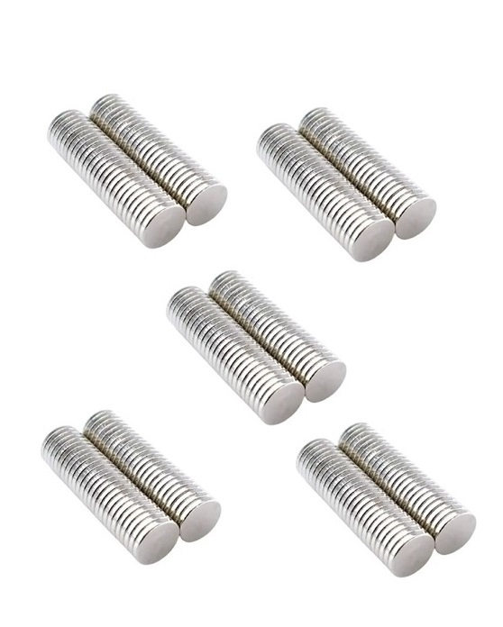 Set 100 magneti Neodim universali, diverse activitati, 10x2 mm - Rotund