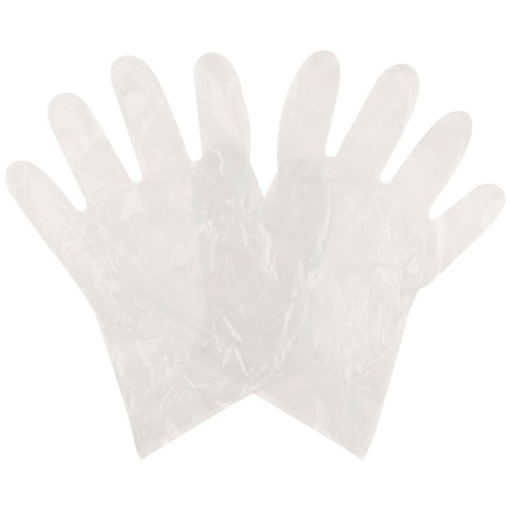 Set 100 manusi de unica folosinta, marime L, transparente [6]