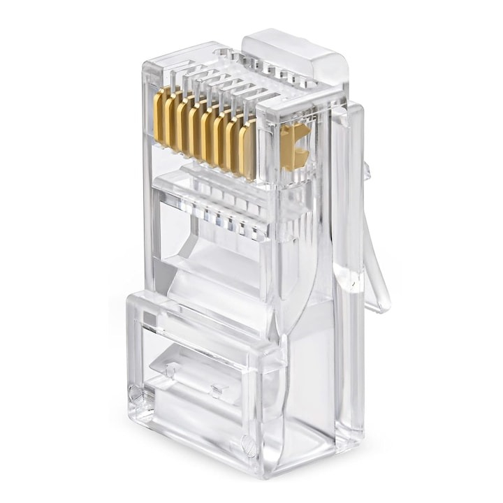 Set 100 mufe ecranate, contacte aurite, RJ 45 CAT5
