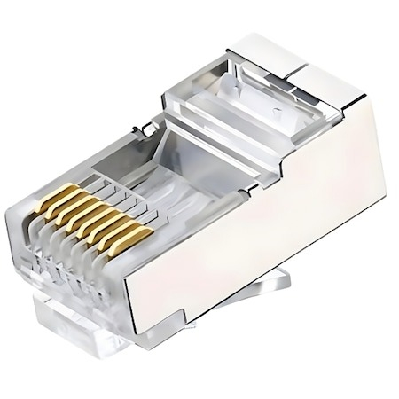 Set 100 mufe ecranate, contacte aurite, RJ 45 CAT5 [2]