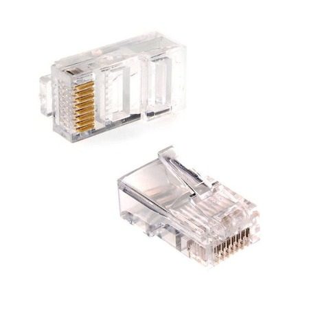 Set 100 mufe ecranate, contacte aurite, RJ 45 CAT5 [3]