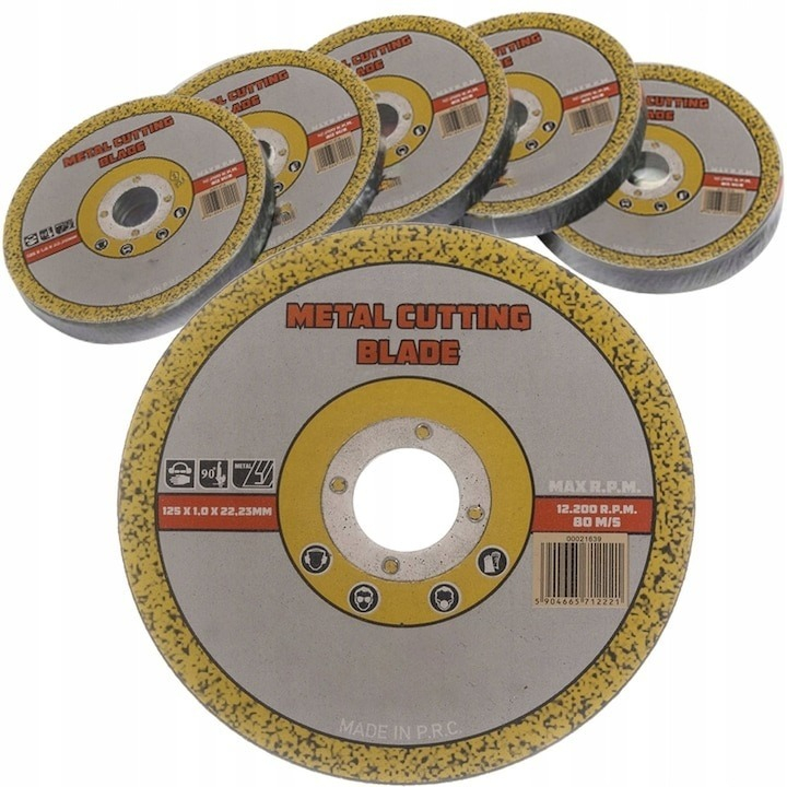 Set 10x Disc universal de taiat metale, diametru 125 mm [2]
