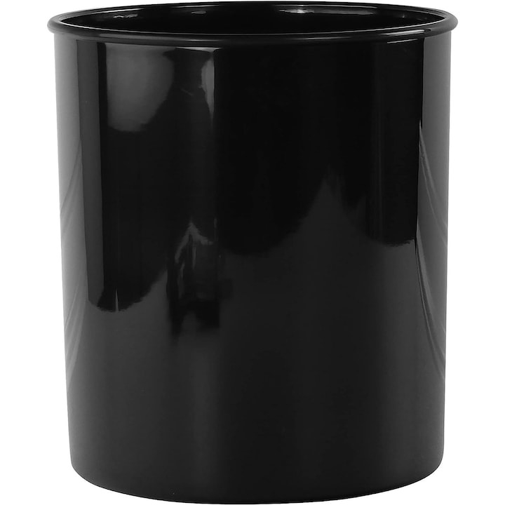 Set 11 ustensile de gatit din silicon, cu manere rezistente din lemn si suport de depozitare, rezistente la caldura, culoare neagra – kit complet pentru bucataria moderna [19]