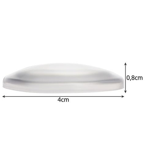 Set 12 opritoare pentru usa, mobila, diametru 4 cm, transparente, reutilizabile [3]
