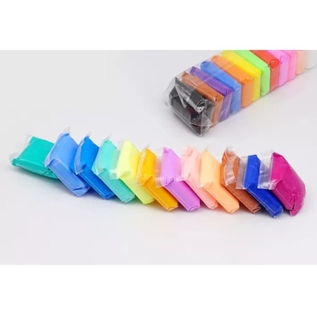 Set 12 pungi de plastilina cu accesorii de modelare - Multicolor [6]