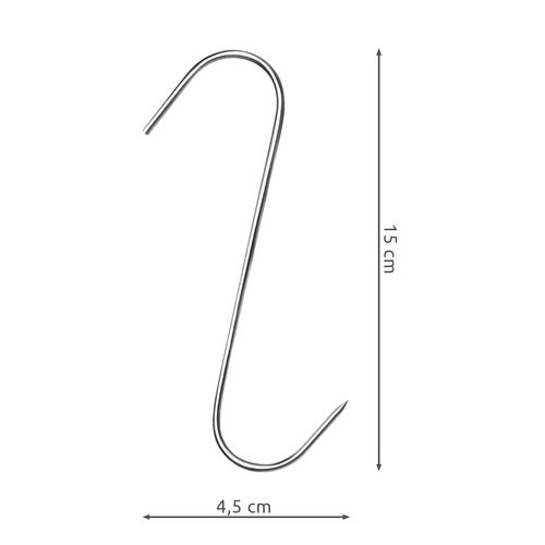 Set 15 carlige pentru afumare mezeluri si carnuri, lungime 15 cm, diametru 3mm [2]