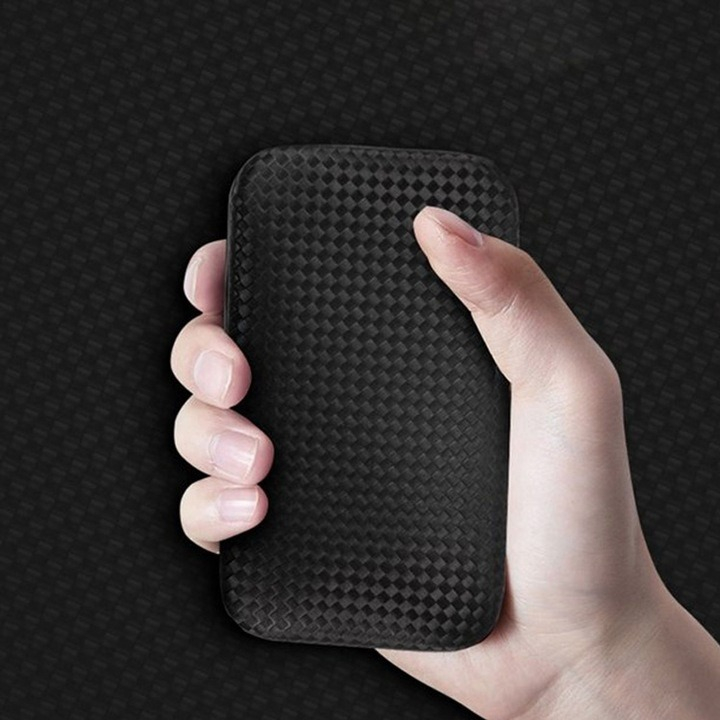 Set 16 piese pentru manichiura si pedichiura, trusa profesionala cu instrumente din otel inoxidabil, etui elegant negru cu interior rosu, compact si portabil, ideal pentru calatorii si ingrijirea comp [13]