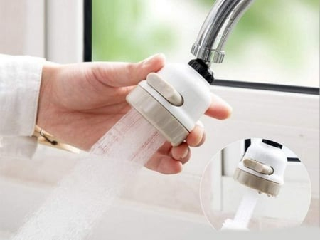 Set 2 Adaptoare robinet de bucatarie cu 3 moduri de pulverizare [6]