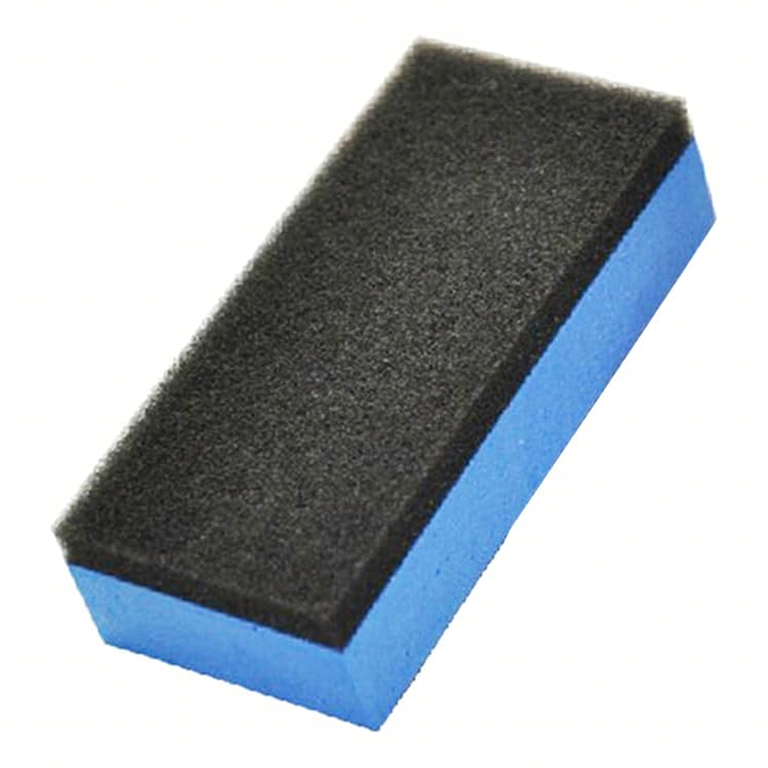 Set 2 aplicatoare detailing auto din spuma 6,7 x 2,7 x 1,2 cm, bureti pentru aplicarea coatingului ceramic, cerii si dressingului, reutilizabili, albastru/negru [8]