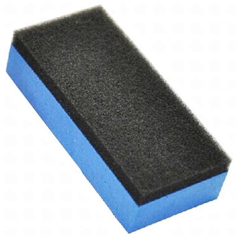 Set 2 aplicatoare detailing auto din spuma 6,7 x 2,7 x 1,2 cm, bureti pentru aplicarea coatingului ceramic, cerii si dressingului, reutilizabili, albastru/negru [9]